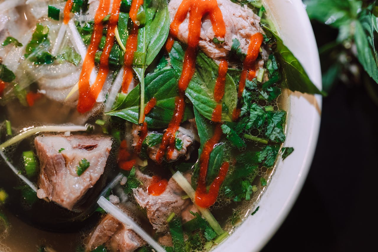 Vietnamese Pho Dish