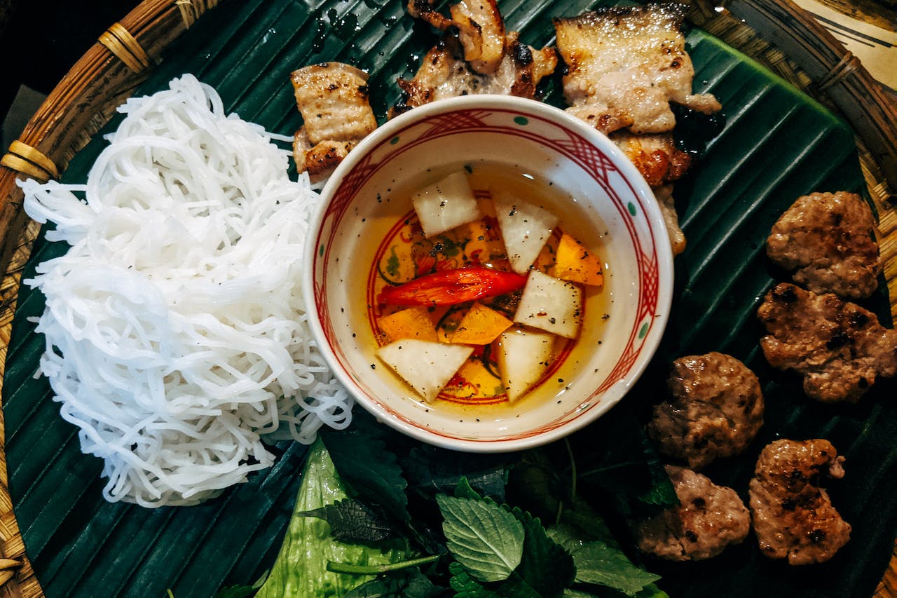 Bun Cha - Street Food in Vietnam