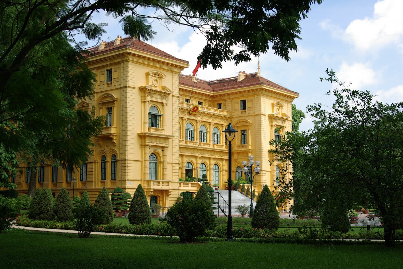 Presidential Palace in Hanoi, Vietnam